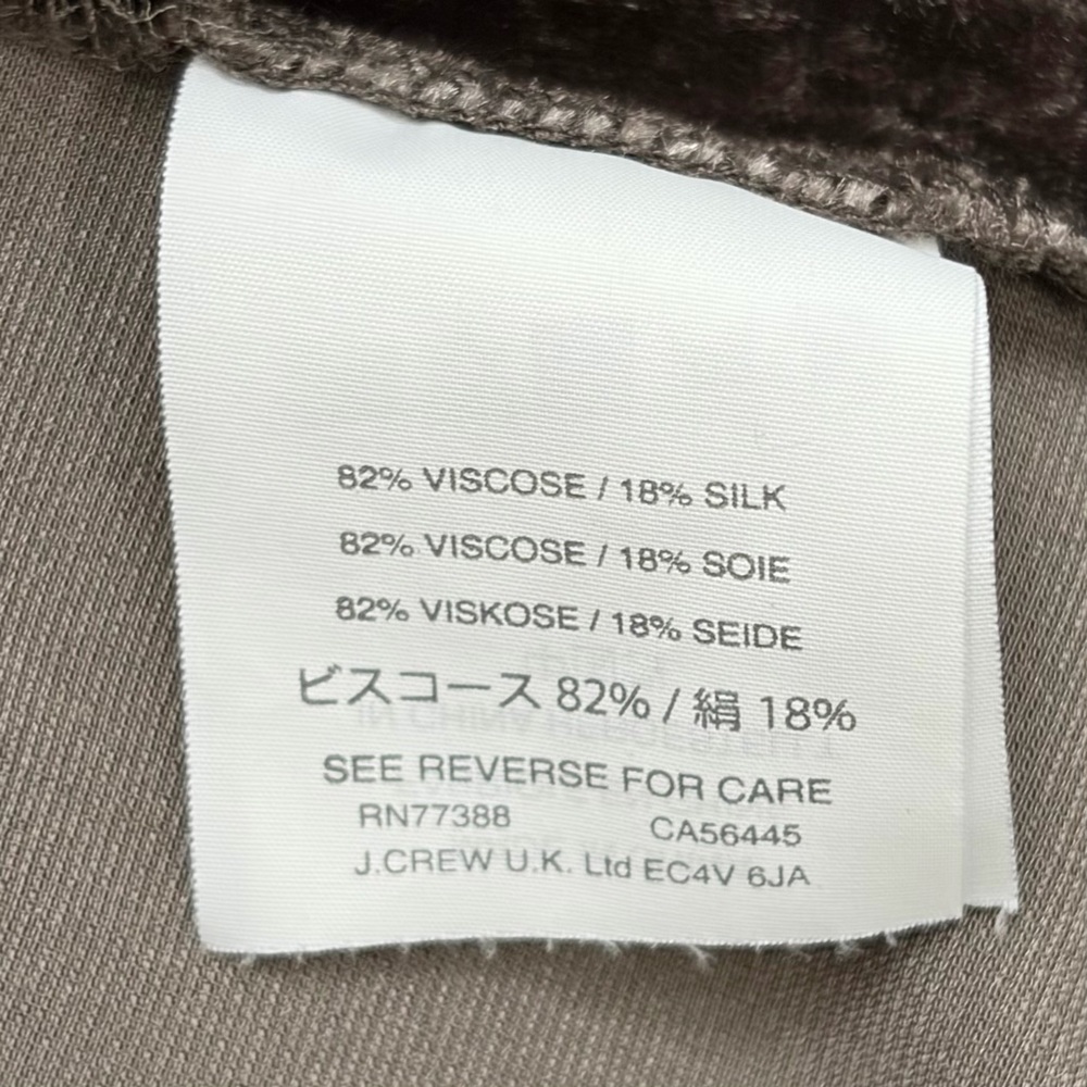 Madewell Velvet Choker Top in Gray - Picture 8 of 9